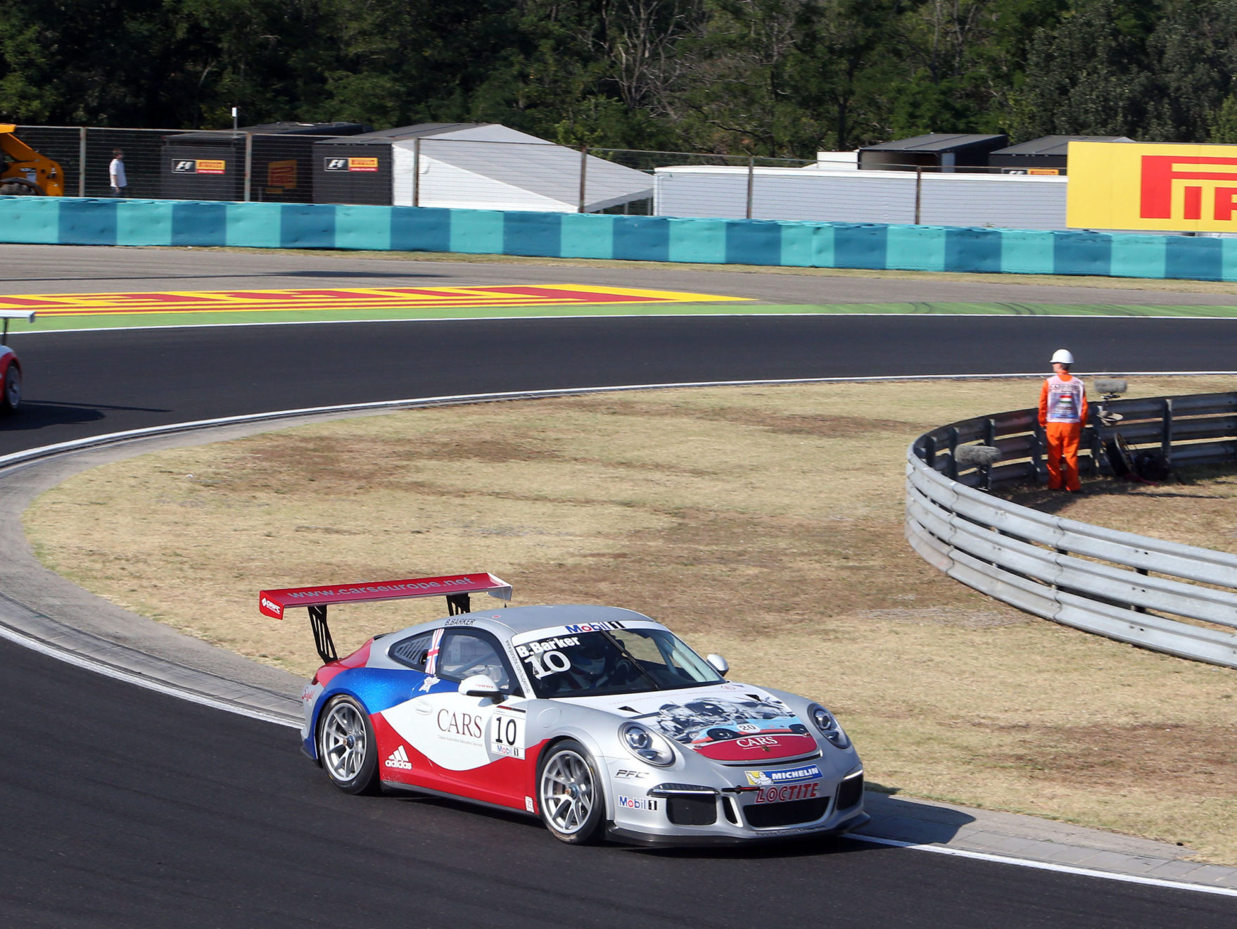 Ben Barker, Team Bleekemolen, Porsche Supercup, formula 1 GP, Ungarn in Budapest, 26.07.2012