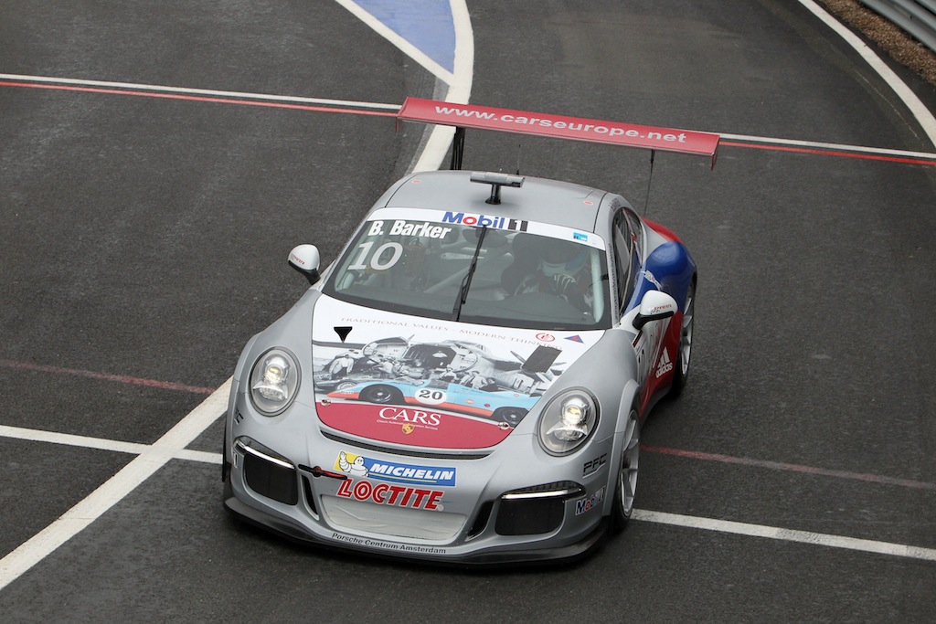 Ben Barker, Team Bleekemolen, Porsche Supercup, formula 1 GP, Great Britain in Silverstone 28.06.2013