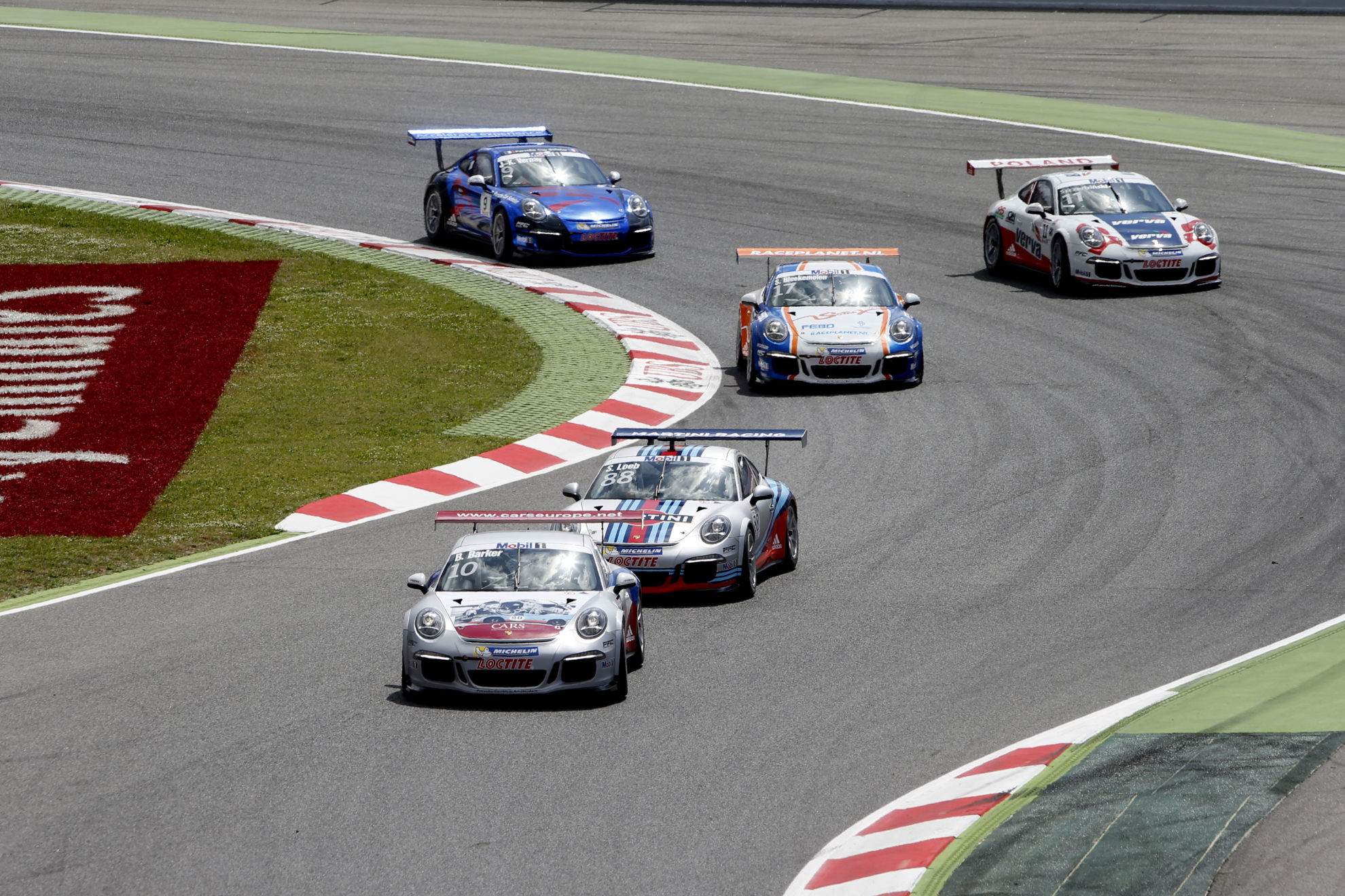 2013 Porsche Super Cup.11th May.Barcelona, Spain..Ben Barker (GBR).