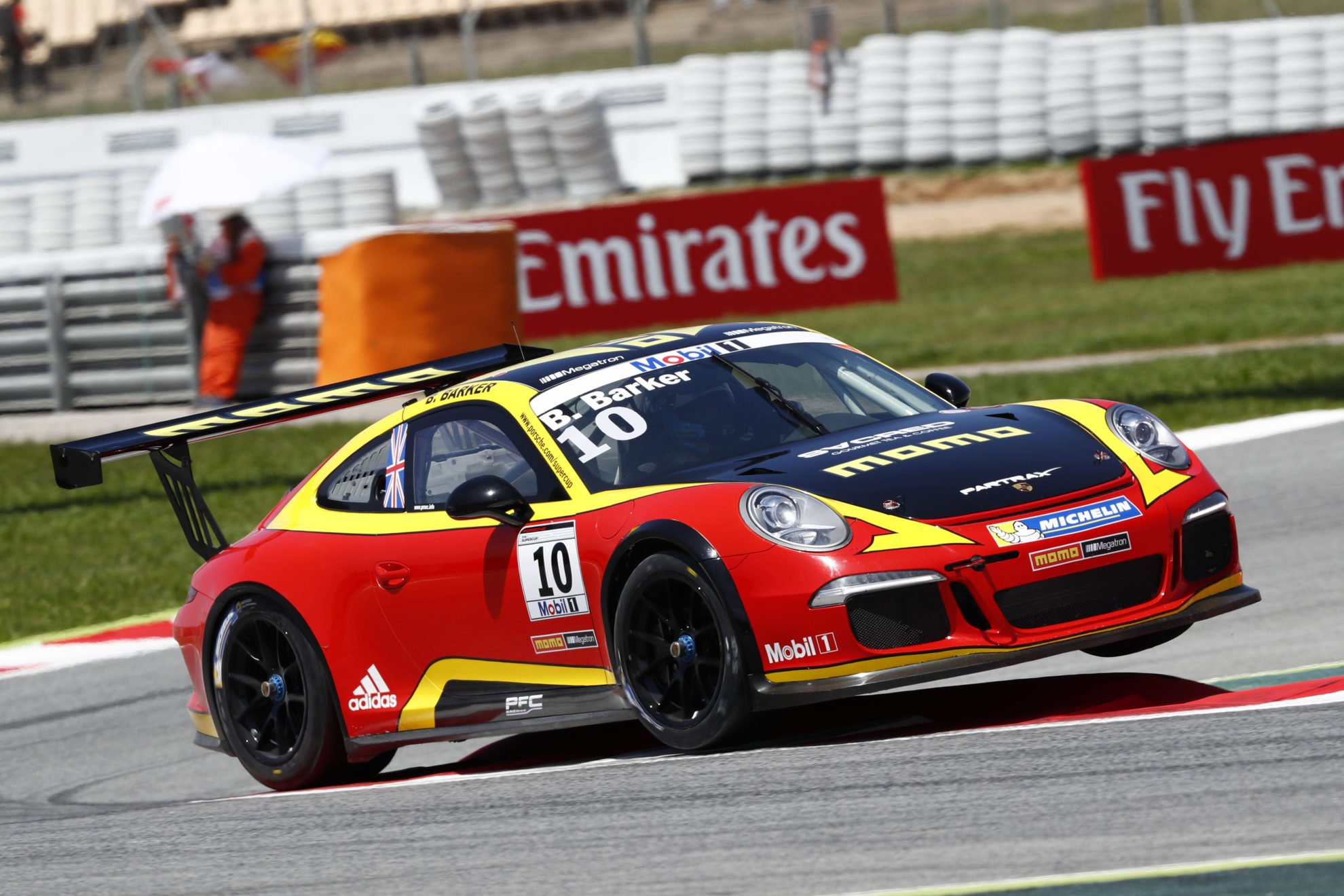 Porsche Mobil 1 Supercup Barcelona 2016 Ben Barker (GB)