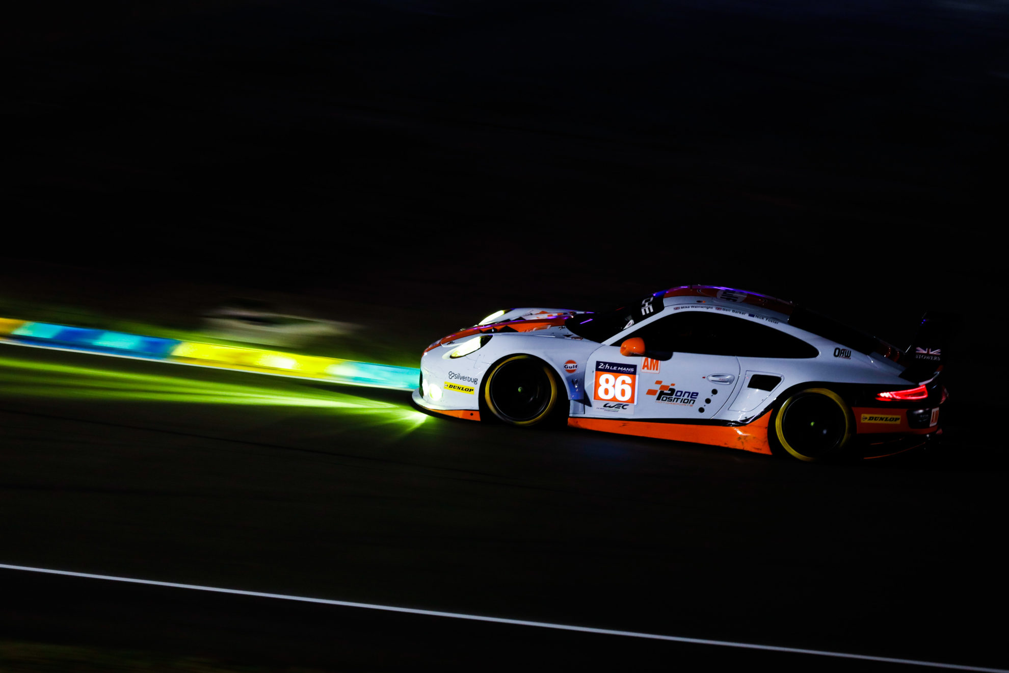 Porsche 911 RSR (86), Gulf Racing: Michael Wainwright, Nick Foster, Ben Barker