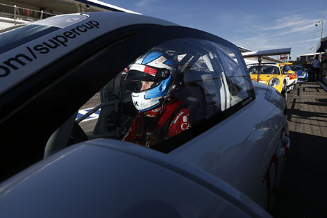Ben Barker (GB) Porsche Mobil 1 Supercup Hockenheim 2014