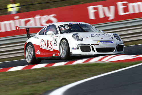 Ben Barker (GB) Porsche Mobil 1 Supercup Budapest 2014